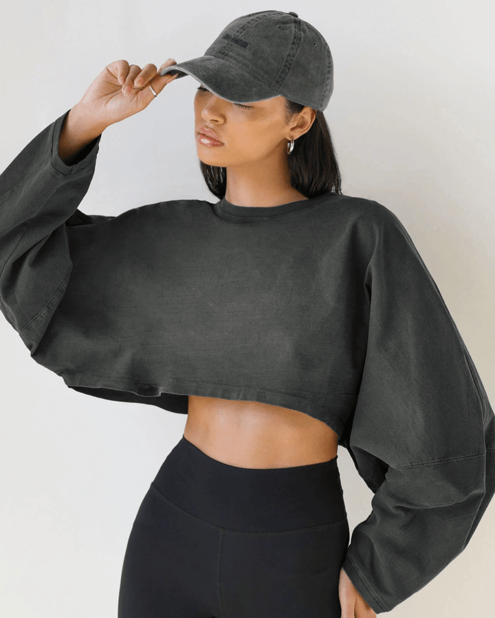 STELLA SWEATER - EFFORTLESS CHIC CROPPED SWEATER