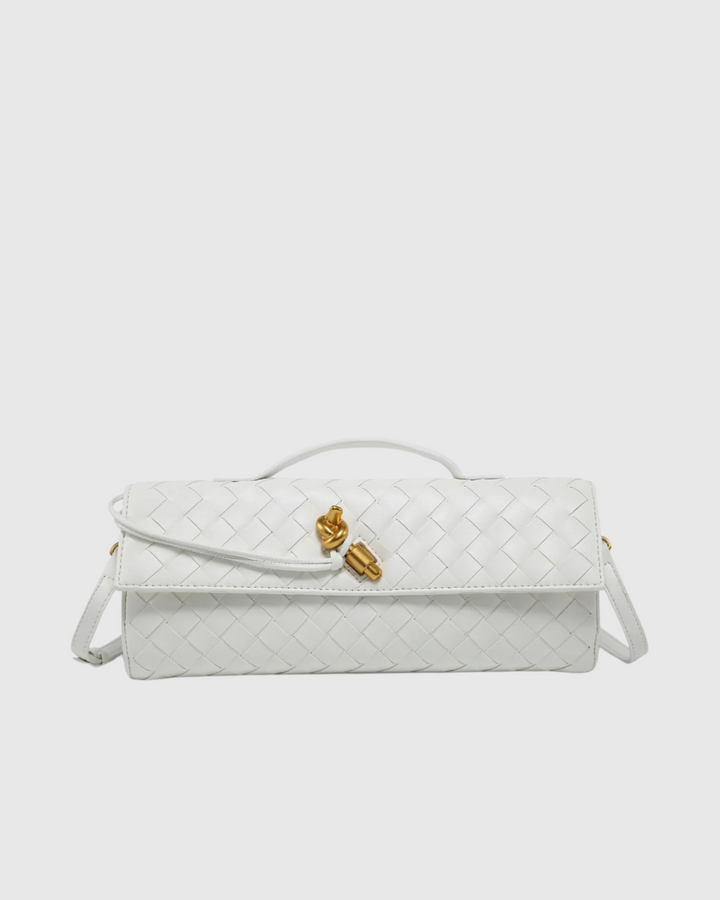 MISSY BAG - LUXE WOVEN CLUTCH BAG