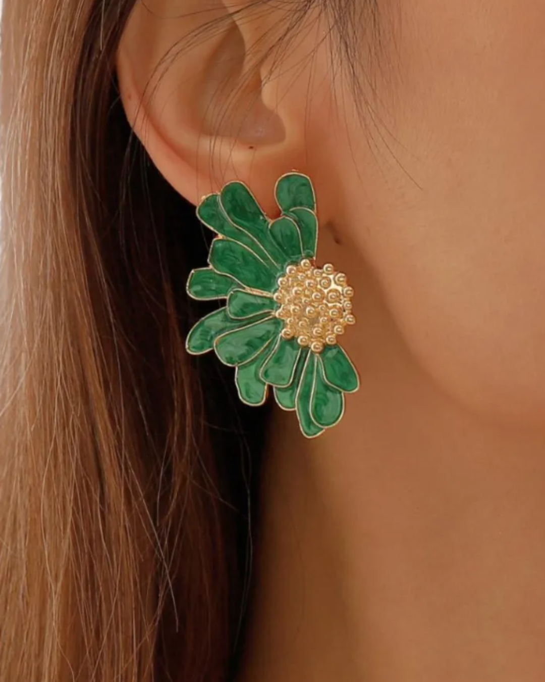 LUXE BLOOMING FLOWER EARRINGS