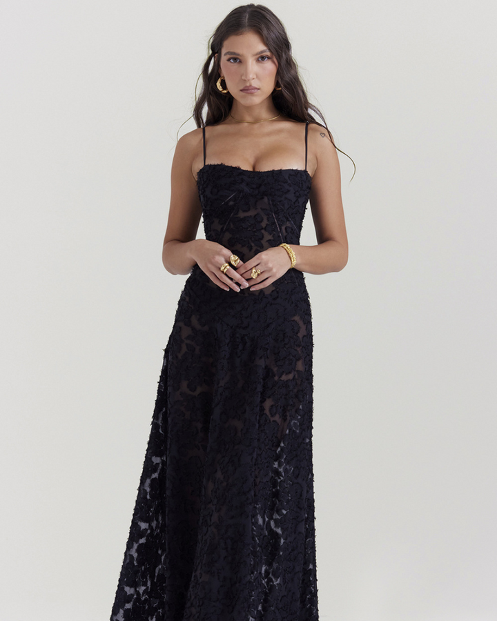 AUDREY DRESS - CLASSY FLORAL LACE DRESS