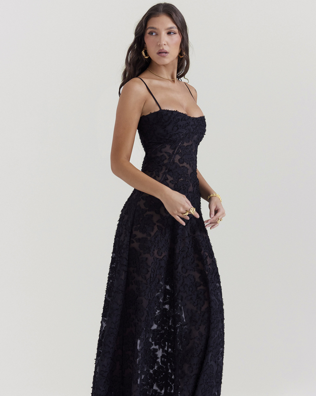 AUDREY DRESS - CLASSY FLORAL LACE DRESS