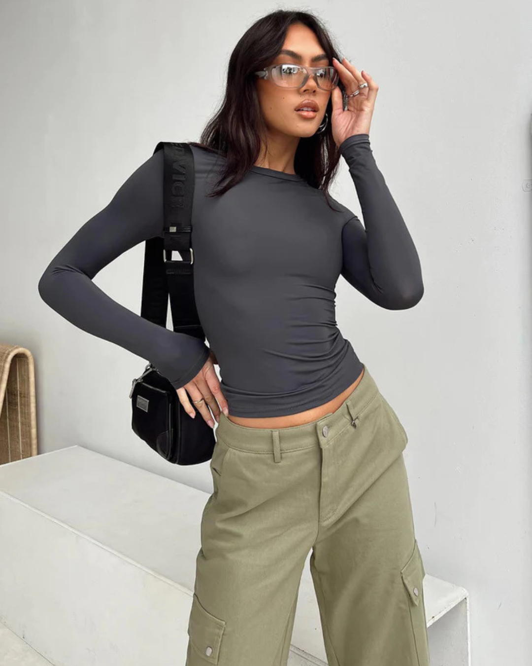 CHARLOTTE TOP - EFFORTLESS CHIC LONGSLEEVE TOP