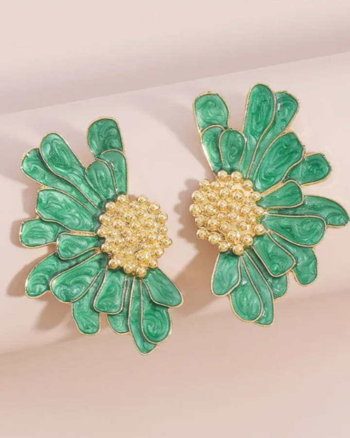 LUXE BLOOMING FLOWER EARRINGS