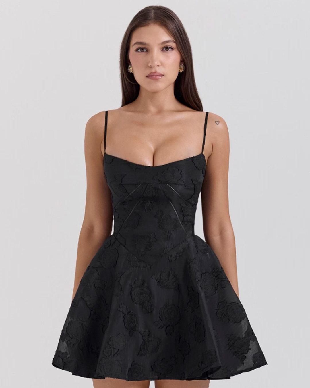 AUDREY DRESS - CLASSY FLORAL LACE DRESS