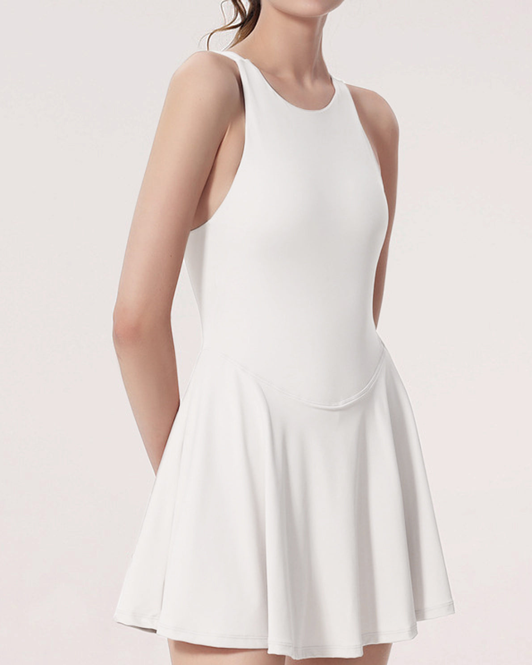 WILLOW DRESS - FLOWY RACERBACK ACTIVE DRESS