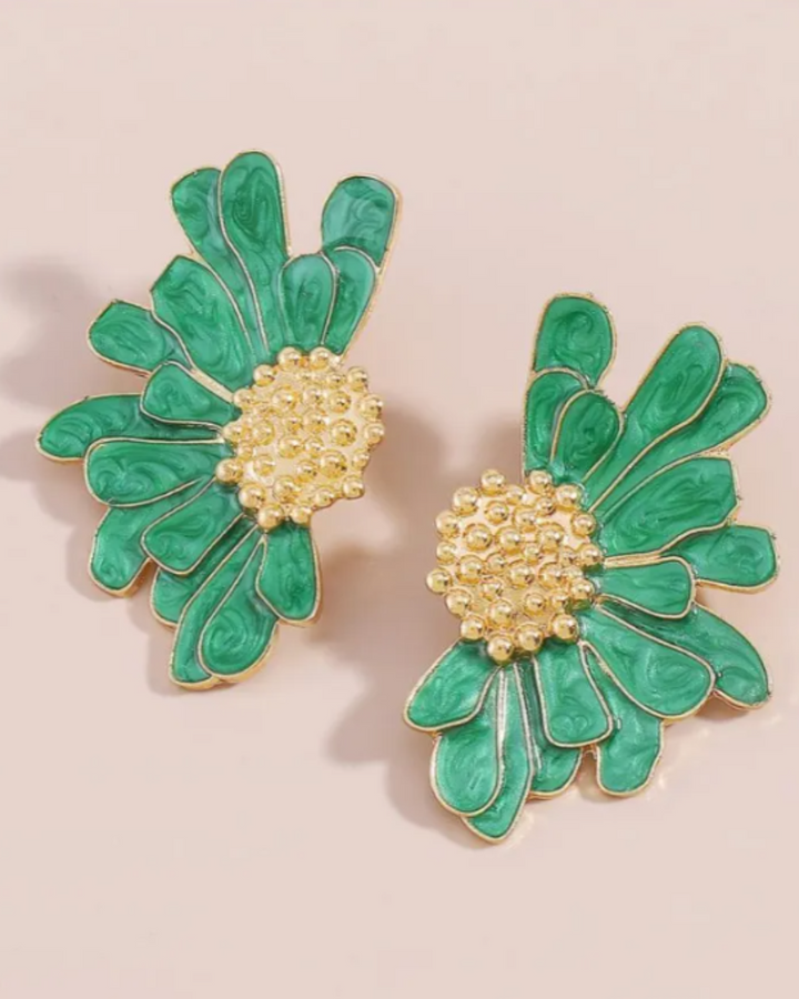 LUXE BLOOMING FLOWER EARRINGS