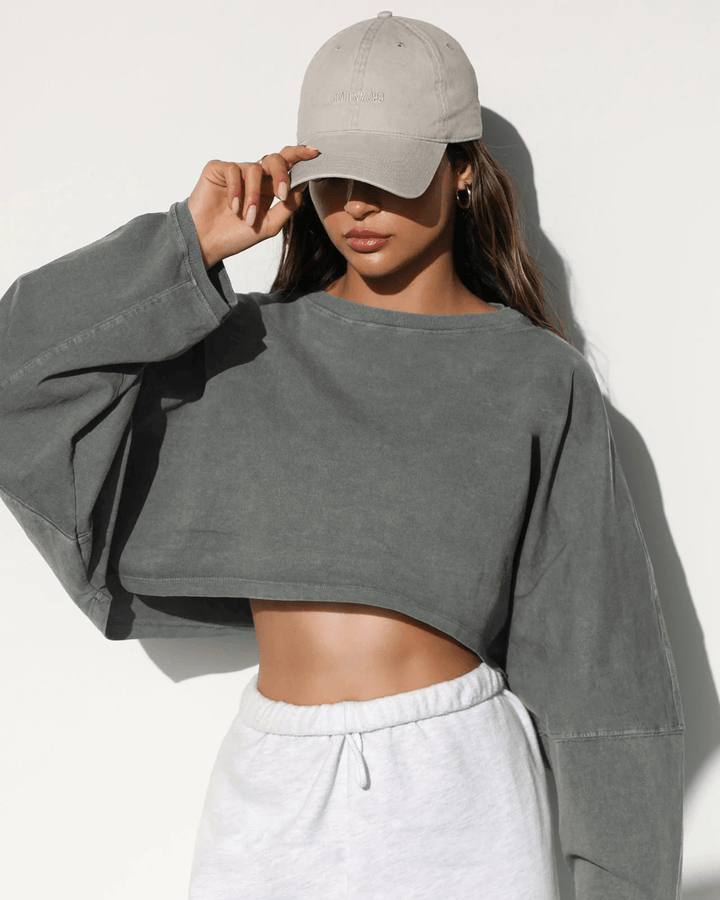 STELLA SWEATER - EFFORTLESS CHIC CROPPED SWEATER