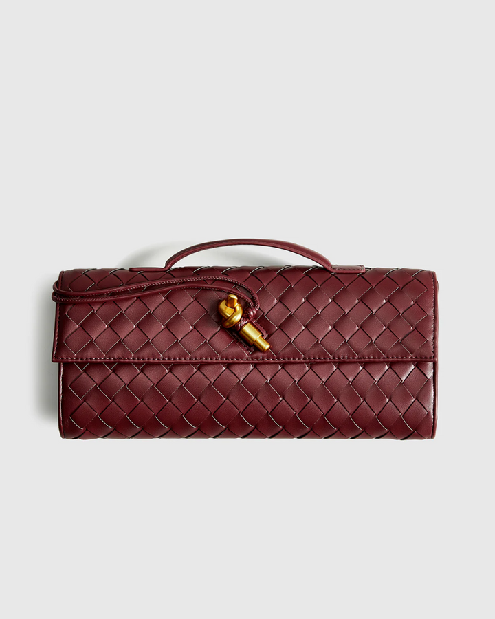 MISSY BAG - LUXE WOVEN CLUTCH BAG