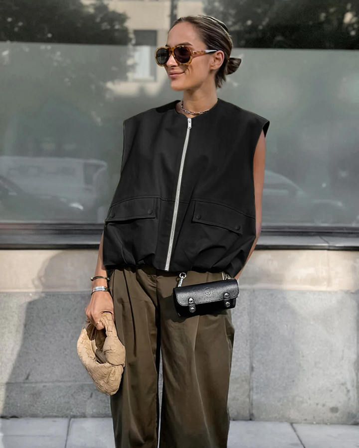 REMI VEST - MINIMALIST CHIC VEST