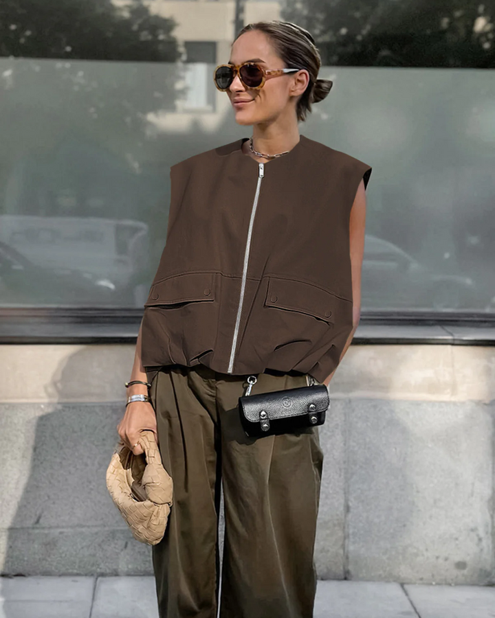 REMI VEST - MINIMALIST CHIC VEST